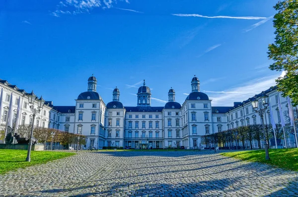 Panoramic View Historical Castle Bensberg — Stock Photo, Image