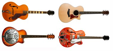 eski tarzı gitarlar