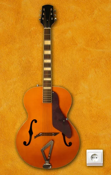 Eski stil gitar — Stok fotoğraf