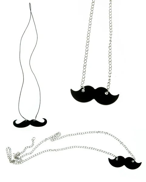 Mustache necklace — Stock Photo, Image