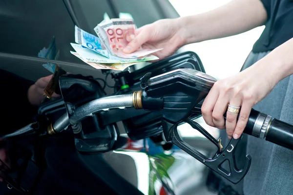 Gas price — Stock Photo, Image