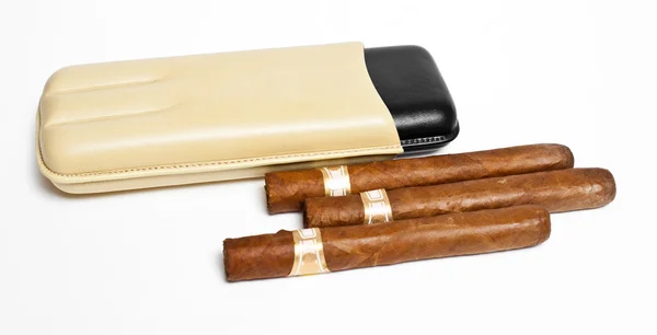 Cigars on the case — Stock Photo, Image