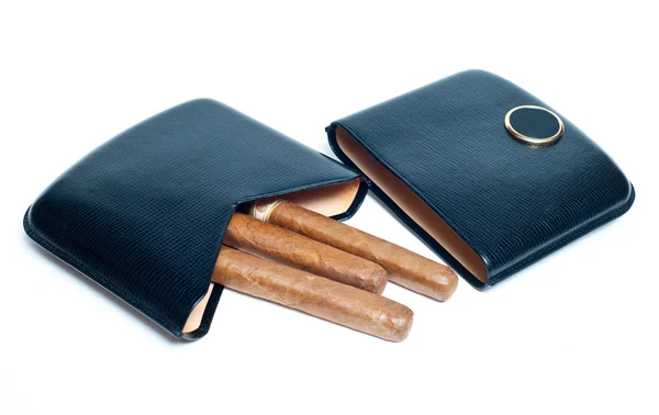 Cigars on the case — Stock Photo, Image