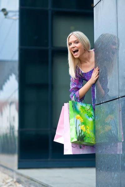 Mujer de compras — Foto de Stock