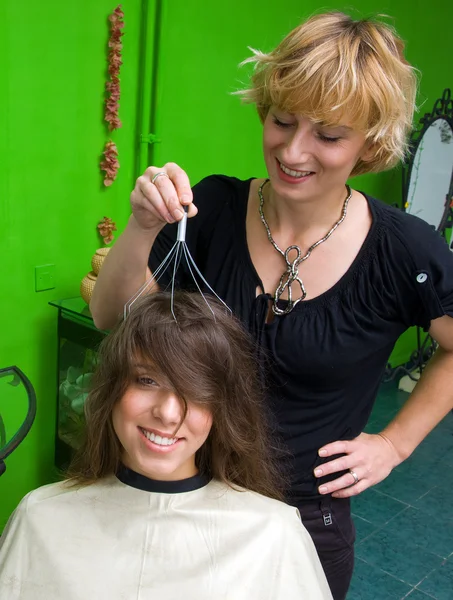 Masajeador de cabello y cuero cabelludo —  Fotos de Stock