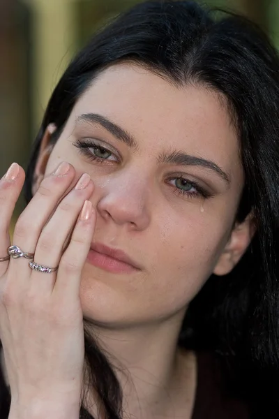 Woman crying — Stock Photo, Image