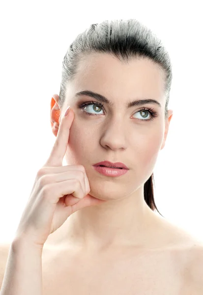 Young woman expression — Stock Photo, Image