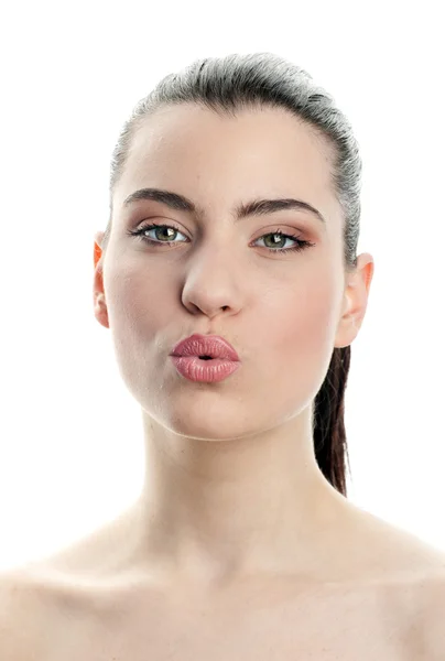 Young woman expression — Stock Photo, Image