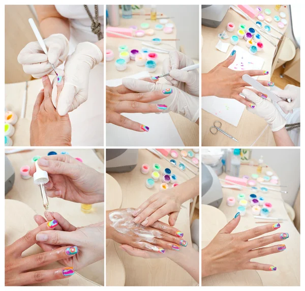 Tratamento da manicura — Fotografia de Stock