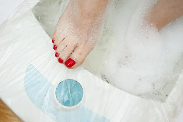 Banho nos pés — Fotografia de Stock