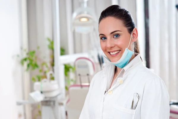 Dentista mulher — Fotografia de Stock