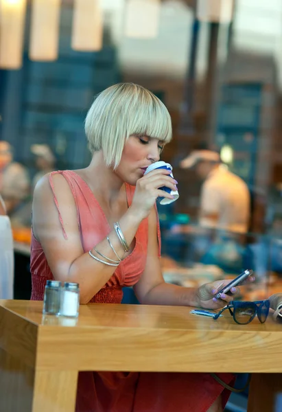 Koffie in de ochtend — Stockfoto