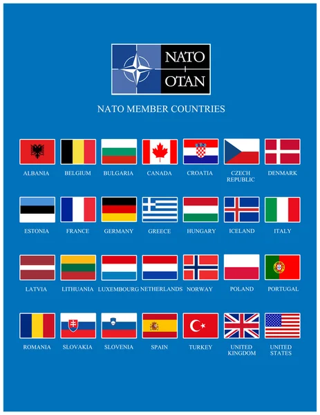 Nato-Mitglieder — Stockfoto