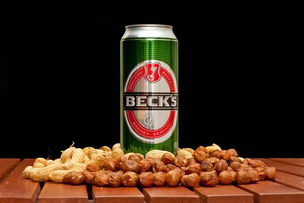 Becks öl — Stockfoto