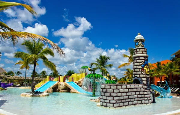 Курорт в Пунта-Кана, Доминиканская республика, Карибский бассейн — стоковое фото