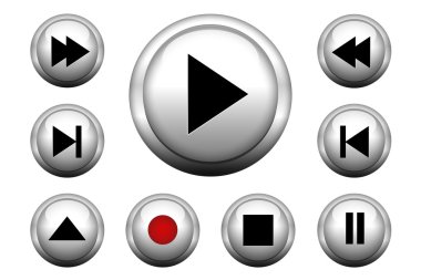 web medya düğmeleri ayarlamak