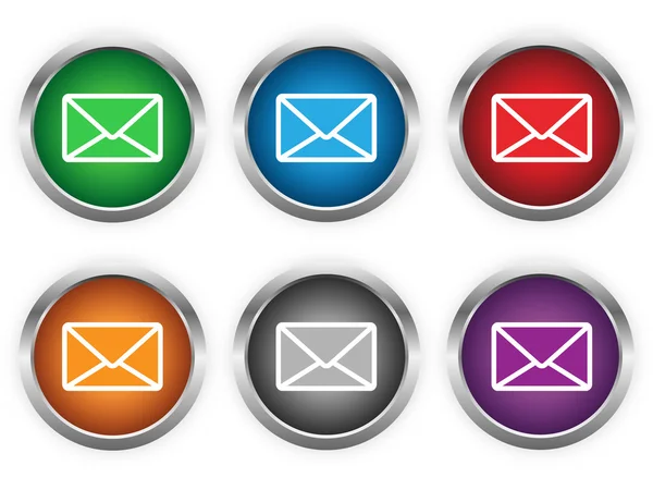 E-mail web buttons — Stock Vector