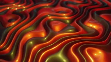 Yüzeyinde beyaz uzay damlaları ve yansımaları olan 3d Metaball metni. Döngü 3 boyutlu animasyon, 3 boyutlu grafik yetenekleri ve 3 boyutlu düzenleyiciler.