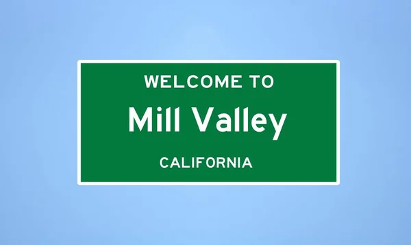 Osamocená Hranice Amerického Města Mill Valley Která Nachází Okrese Marin — Stock fotografie