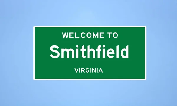 Elszigetelt Amerikai Határjelző Smithfield Található Isle Wight Megyében Virginia Helyezze — Stock Fotó