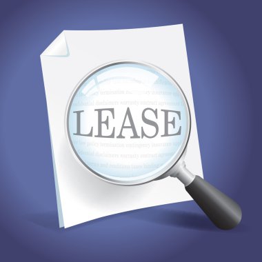 Reviewing a Lease Agreement clipart