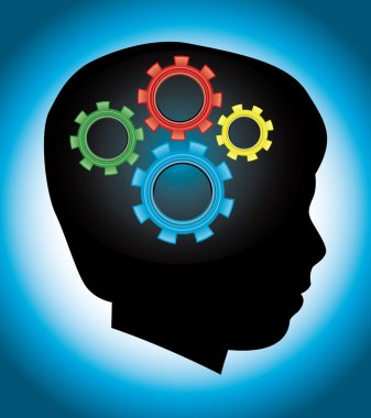 Çocuk gelişimi, eğitim, otizm, siluet