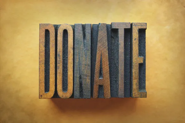 Donate — Stock Photo, Image