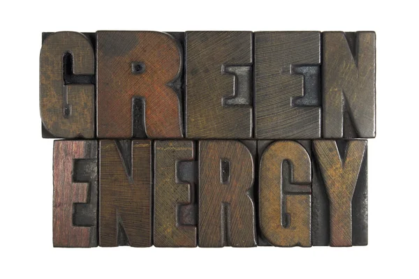Zelená energie — Stock fotografie