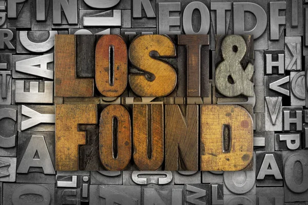 Lost and Found — Stock Photo, Image