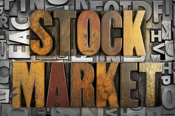 Фондовый рынок — стоковое фото