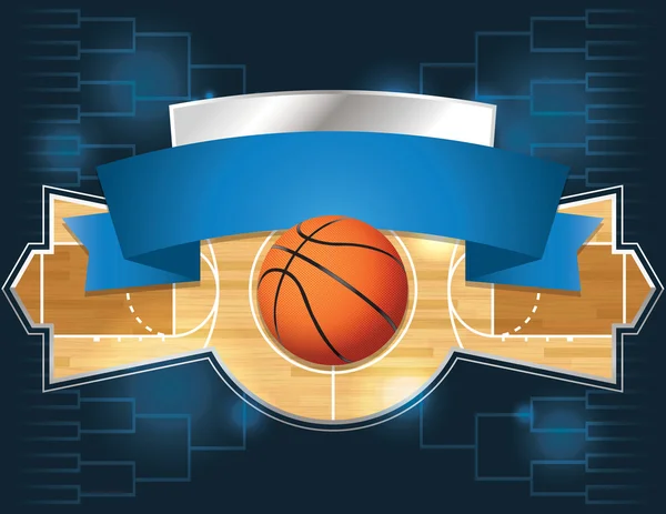 Basketbaltoernooi — Stockvector