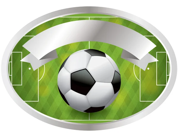 Football - Badge et bannière de football — Image vectorielle