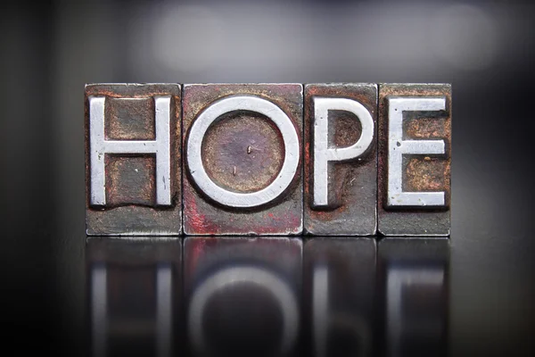 Hope Letterpress — Stock Photo, Image