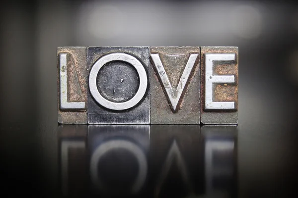Love Letterpress — Stock Photo, Image