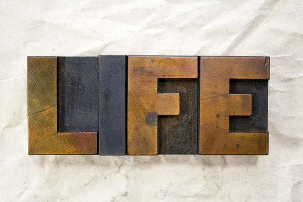Ζωή letterpress — Φωτογραφία Αρχείου