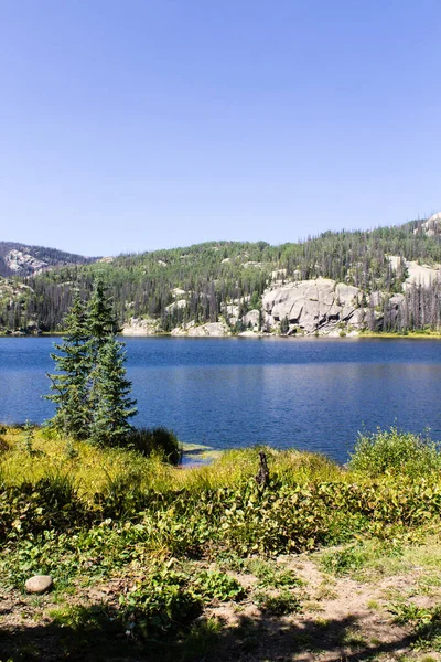 Lac Granite Dans Les Montagnes Sauvages Colorado — Photo