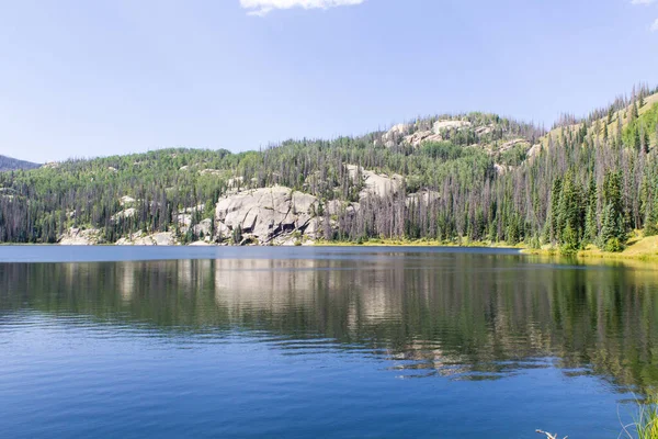 Lago Granito Nas Montanhas Selvagens Colorado — Fotografia de Stock