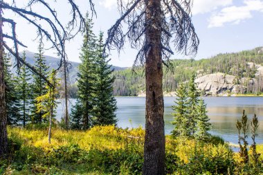 Colorado 'nun vahşi dağlarındaki Granit Gölü.