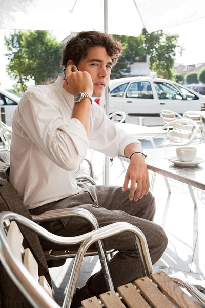 Businessman making a call — Stock Photo, Image