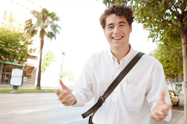 Expressive businessman — Stock Photo, Image