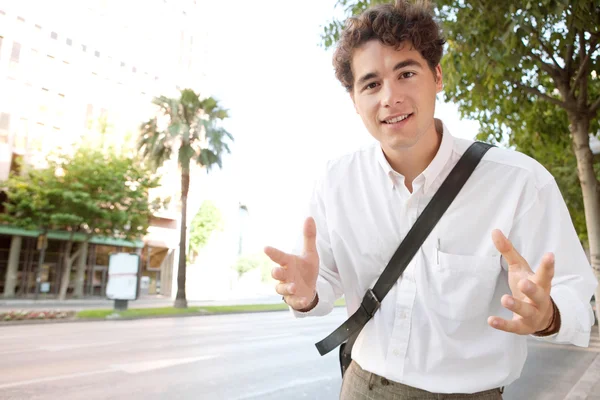 Expresivo hombre de negocios — Foto de Stock