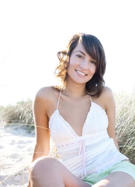 genç kadın rahatlatıcı