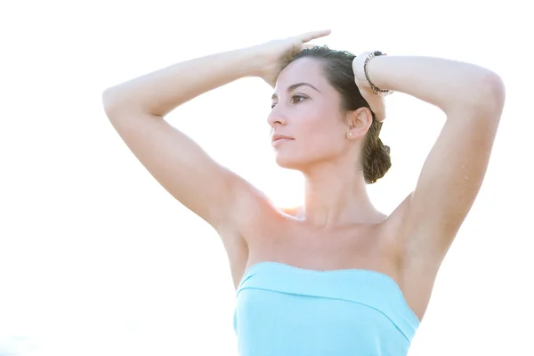 Beautiful woman standing — Stock Photo, Image