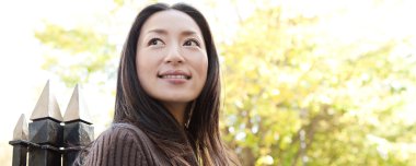 çekici Japon turist