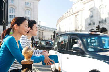 Japon bir turist Çift