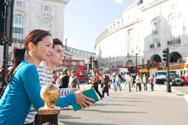 Japon bir turist Çift