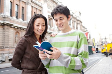 Japon bir turist Çift