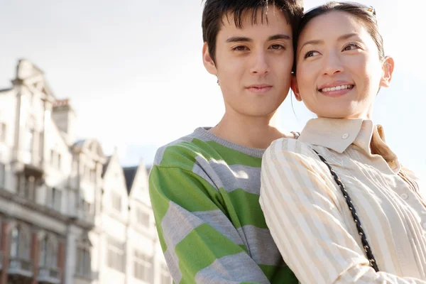 Casal turista japonês — Fotografia de Stock