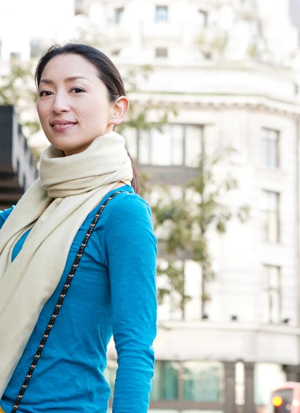 Japanse toeristische vrouw — Stockfoto