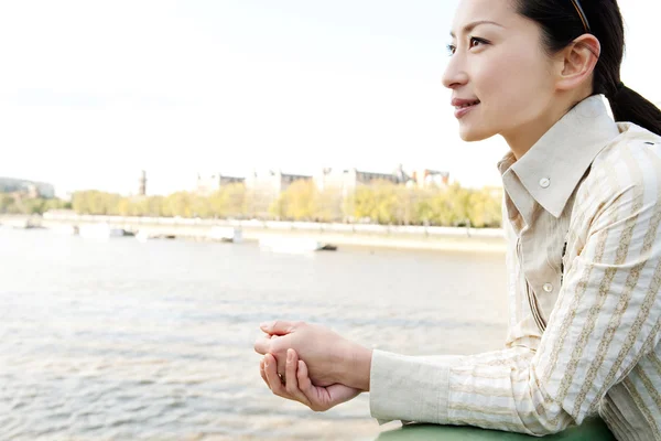 Japanese tourist woman — Stock Photo, Image